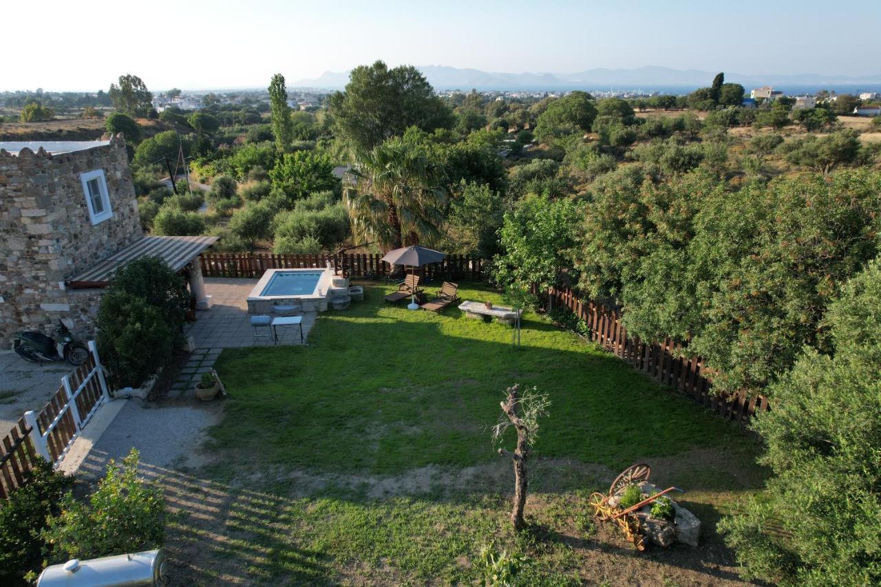 Traditional Kos Villa With Swimming Pool, Lawn Yard And Bbq エクステリア 写真