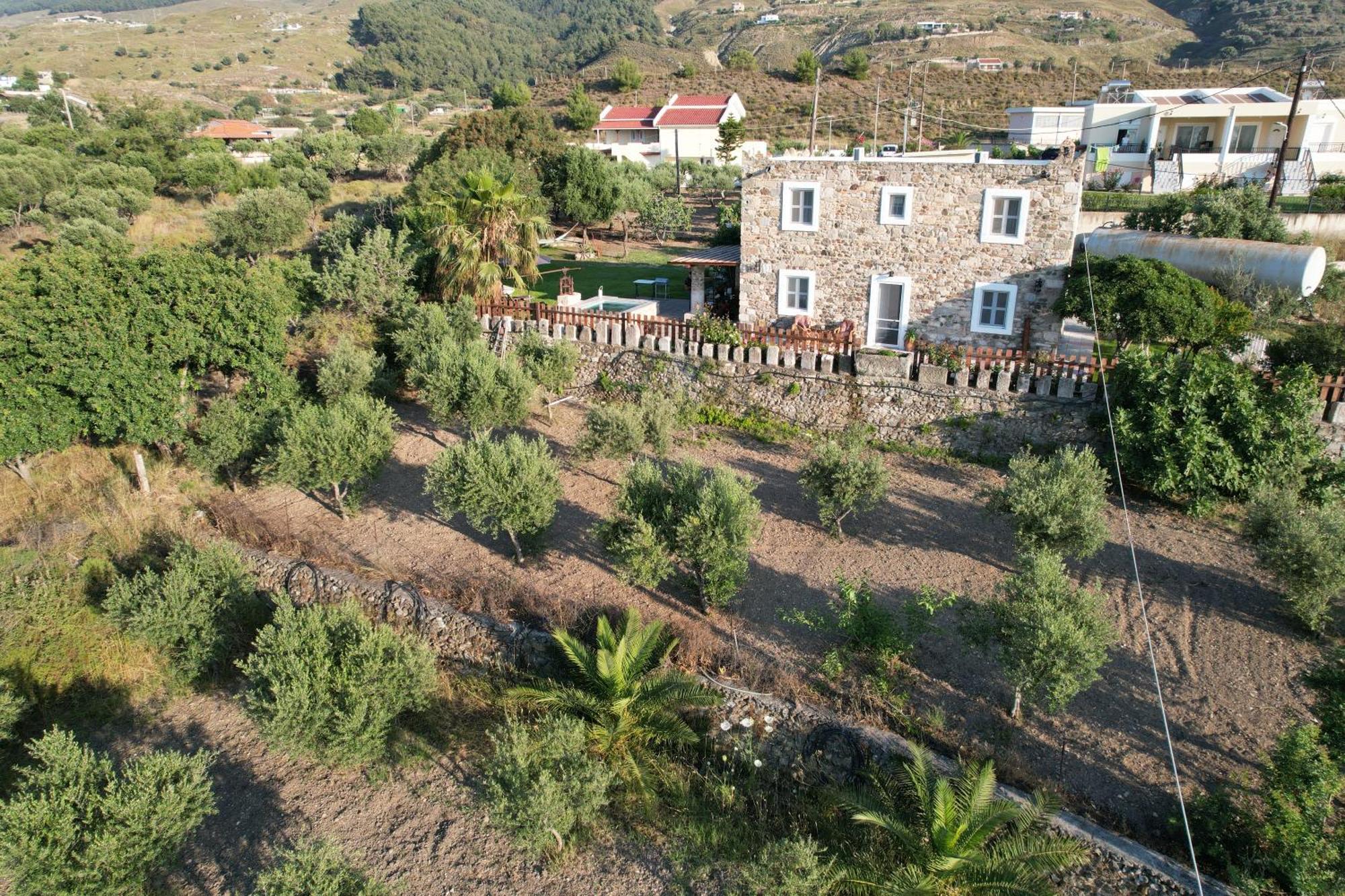 Traditional Kos Villa With Swimming Pool, Lawn Yard And Bbq エクステリア 写真
