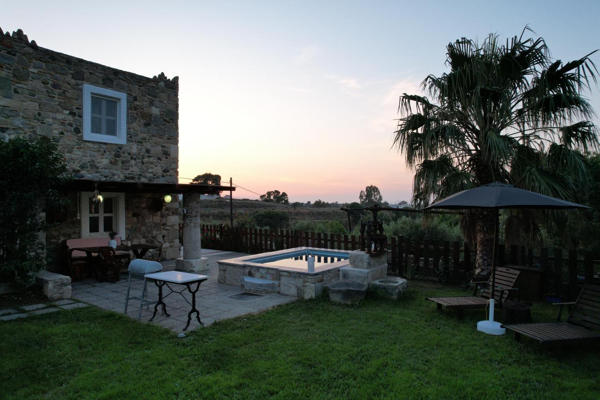 Traditional Kos Villa With Swimming Pool, Lawn Yard And Bbq エクステリア 写真