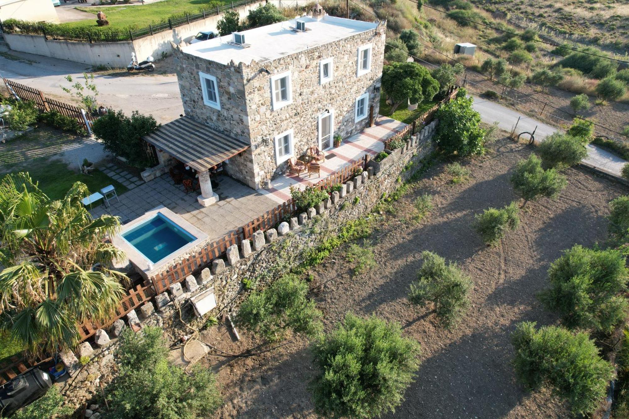 Traditional Kos Villa With Swimming Pool, Lawn Yard And Bbq エクステリア 写真
